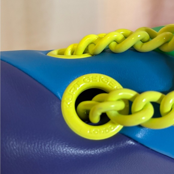 Kurt Geiger The Brixton Neon Rainbow Shoulder Bag - Picture 4 of 14